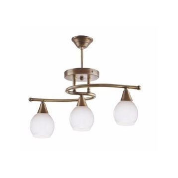 Mylights Opal Camlı Üçlü Tavan Plofonyer Avize