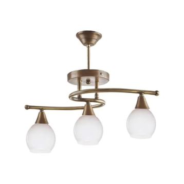 Mylights Opal Camlı Üçlü Tavan Plofonyer Avize