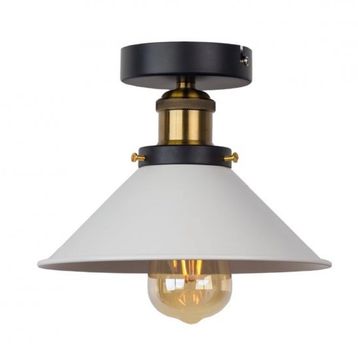Mylights Retro Rustik Beyaz Plofonyer Tavan Avize