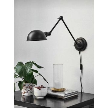 Mylights Retro Rustik Siyah Duvar Lambası Aplik