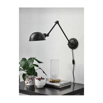 Mylights Retro Rustik Siyah Duvar Lambası Aplik