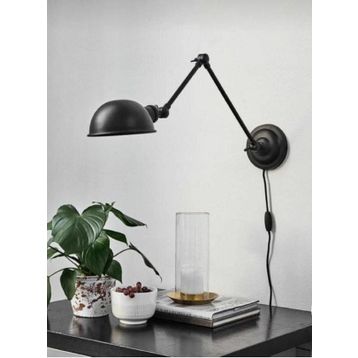 Mylights Retro Rustik Siyah Duvar Lambası Aplik