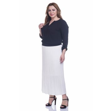 Myline 12407-M Beyaz Kadın Etek