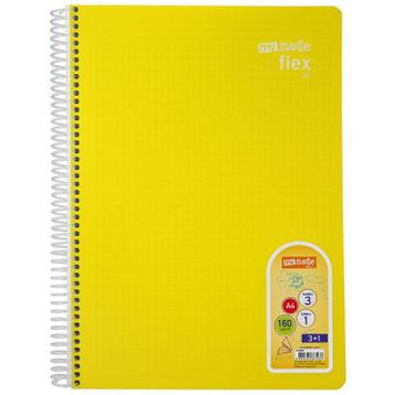Mynote Flex All 3+1 Seperatörlü A4 160 Yaprak Sarı Defter