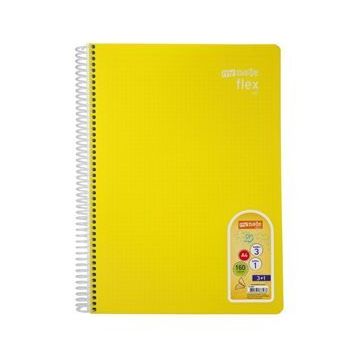 Mynote Flex All 3+1 Seperatörlü A4 160 Yaprak Sarı Defter