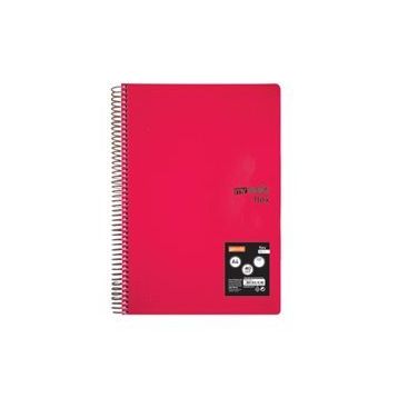 Mynote Flex Spiralli PP A4 40 Yaprak Çizgili Defter