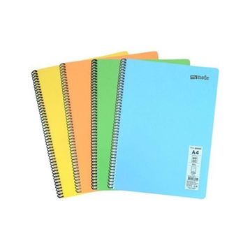Mynote MFXPA-A4140-Ç Flex Pastel PP Kapak A4 140 Yaprak Çizgili Spiralli Defter