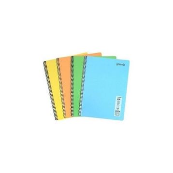 Mynote MFXPA-A4140-Ç Flex Pastel PP Kapak A4 140 Yaprak Çizgili Spiralli Defter