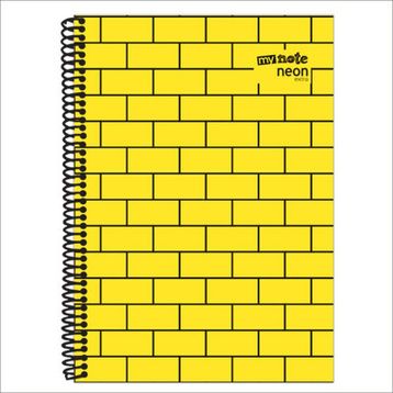 Mynote Neon Extra A4 100 Yaprak Kareli Defter