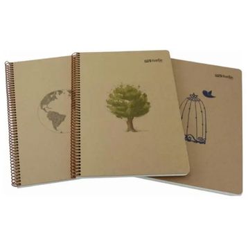 Mynote UC37006-Ç Kraft A4 120 Yaprak Çizgili Defter