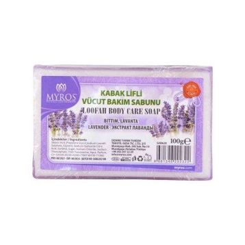 Myros 100 gr Bıttım Lavanta Esanslı Kabak Lifli Vücut Bakım Sabunu