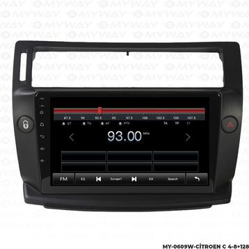 Myway Citroen C4 4 GB RAM Android Multimedya Carplay Navigasyon Ekran