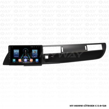 Myway Citroen C5 8 GB Ram 128 GB HDD Android Multimedya Carplay Navigasyon Ekran