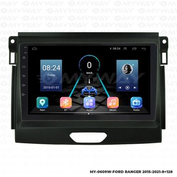Myway Ford Ranger 8 GB Ram 128 GB HDD Android Multimedya Carplay Navigasyon Ekran
