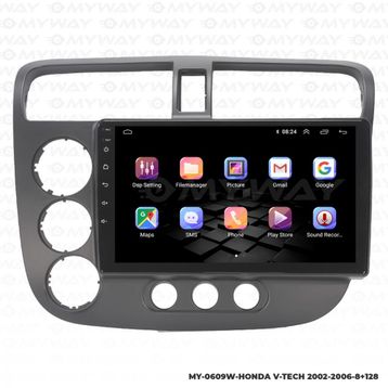 Myway Honda V-Tech 2 4 GB RAM Android Multimedya Carplay Navigasyon Ekran