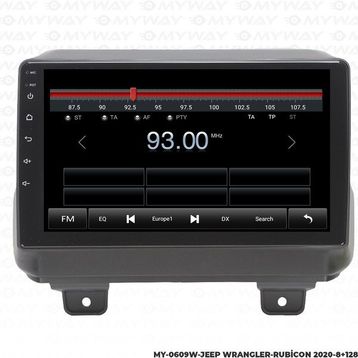 Myway Jeep Wrangler 8 GB Ram 128 GB HDD Android Multimedya Carplay Navigasyon Ekran