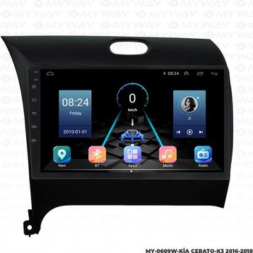Myway Kia Cerato 4 GB Ram Android Multimedya Carplay Navigasyon Ekran