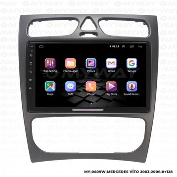 Myway Mercedes Vito Android Multimedya 4GB Ram Carplay Navigasyon Ekran