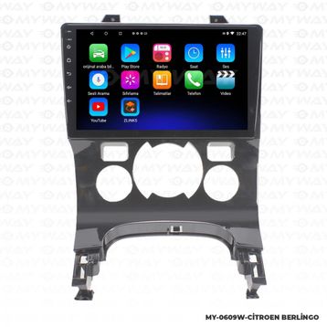 Myway Peugeot 3008 Android 12 Kablosuz Carplay Navigasyon Multimedya Ekran