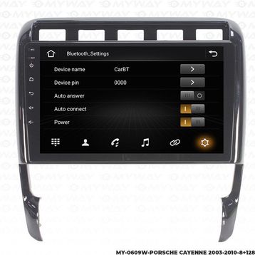 Myway Porsche Cayenne 4 GB Ram Android Multimedya Carplay Navigasyon Ekran