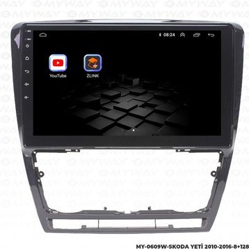 Myway Skoda Yeti 4 GB Ram Android Multimedya Carplay Navigasyon Ekran