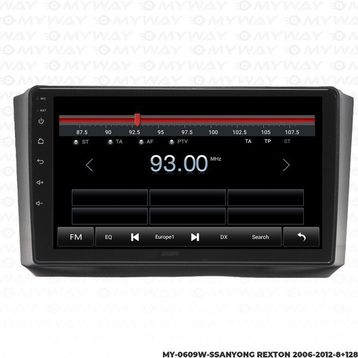Myway Ssangyong Rexton 4 GB Ram Android Multimedya Carplay Navigasyon Ekran