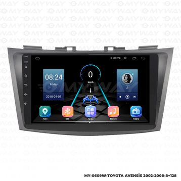 Myway Toyota Avensis 8 GB Ram 128 GB HDD Android Multimedya Carplay Navigasyon Ekran