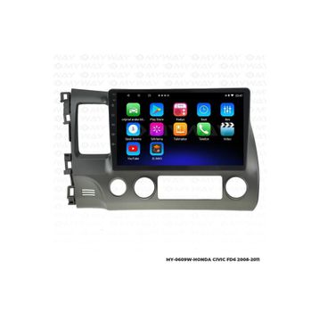 Mywayy Honda Civic Fd6 Android 12 Multimedya Carplay 2 GB Ram+32 Gb Hdd Navigasyon Ekran