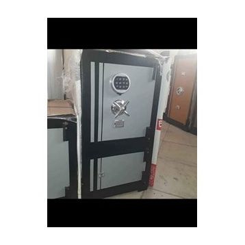 MyWondry 85 cm Şifreli Siyah Gri Çelik Para Kasası