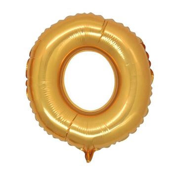 N Harf Altın 100 cm Folyo Balon