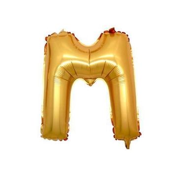 N Harf Altın 100 cm Folyo Balon