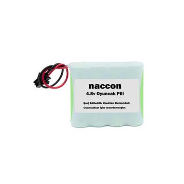 Naccon 4.8 V 1100 Mah Siyah Soketli Şarjlı Oyuncak AA Kalem Pil