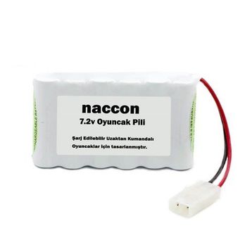 Naccon 7.2 V 1300 Mah Tamiya Soketli Şarjlı Oyuncak AA Kalem Pil