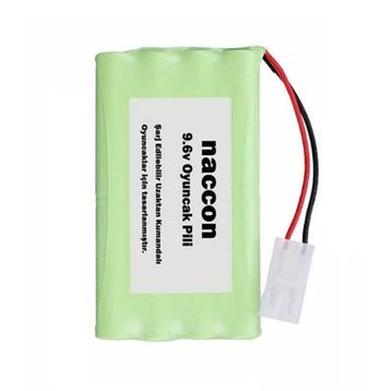 Naccon 9.6 V 1100 Mah Tamiya Soketli Şarjlı Oyuncak AA Kalem Pil