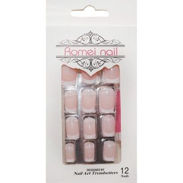 Nail 12'li French Pembe Takma Tırnak