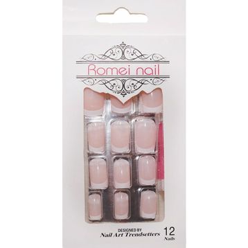 Nail 12'li French Pembe Takma Tırnak