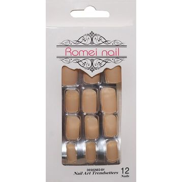 Nail 12'li Mat Nude Takma Tırnak