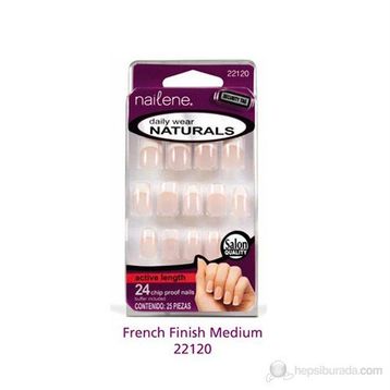 Nailene French Finish Medium Takma Tırnak Kiti
