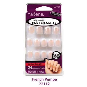 Nailene French Pembe Takma Tırnak Kiti