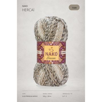 Nako 07309 Hercai Ebruli El Örgü İpi