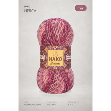 Nako 07318 Hercai Ebruli El Örgü İpi
