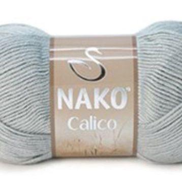 Nako 10255 100 gr Calico El Örgü İpi