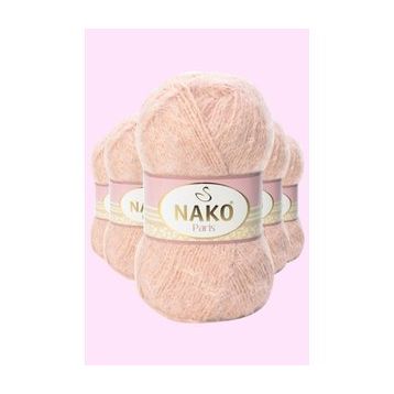 Nako 10390 Pudra Paris 5 Adet El Örgü İpi Yünü