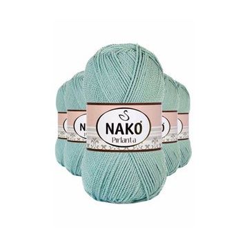 Nako 12297 5 Adet Çağla Yeşili Pırlanta Amigurumi El Örgü İpi Yünü