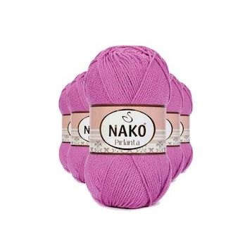 Nako 1249 5 Adet Gül Pırlanta Amigurumi El Örgü İpi Yünü