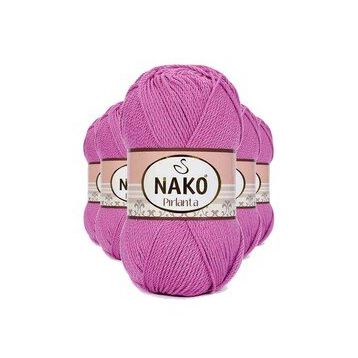 Nako 1249 5 Adet Gül Pırlanta Amigurumi El Örgü İpi Yünü