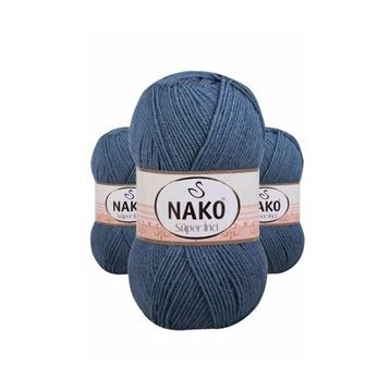 Nako 185 Fırtına Süper İnci 100 gr El Örgü İpi