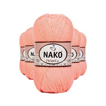Nako 3148 5 Adet Somon Pırlanta Amigurumi El Örgü İpi Yünü