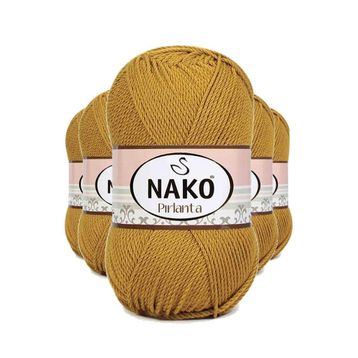 Nako 6706 5 Adet Altın Pırlanta Amigurumi El Örgü İpi Yünü