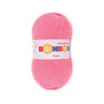 Nako 98239 Gül Pembe Bonbon Kristal 100 gr El Örgü İpi